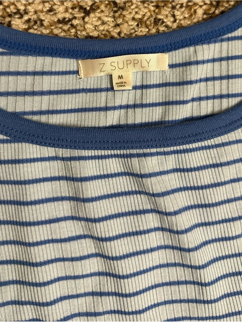 Z Supply High Tide Set - Blue Stripe, M